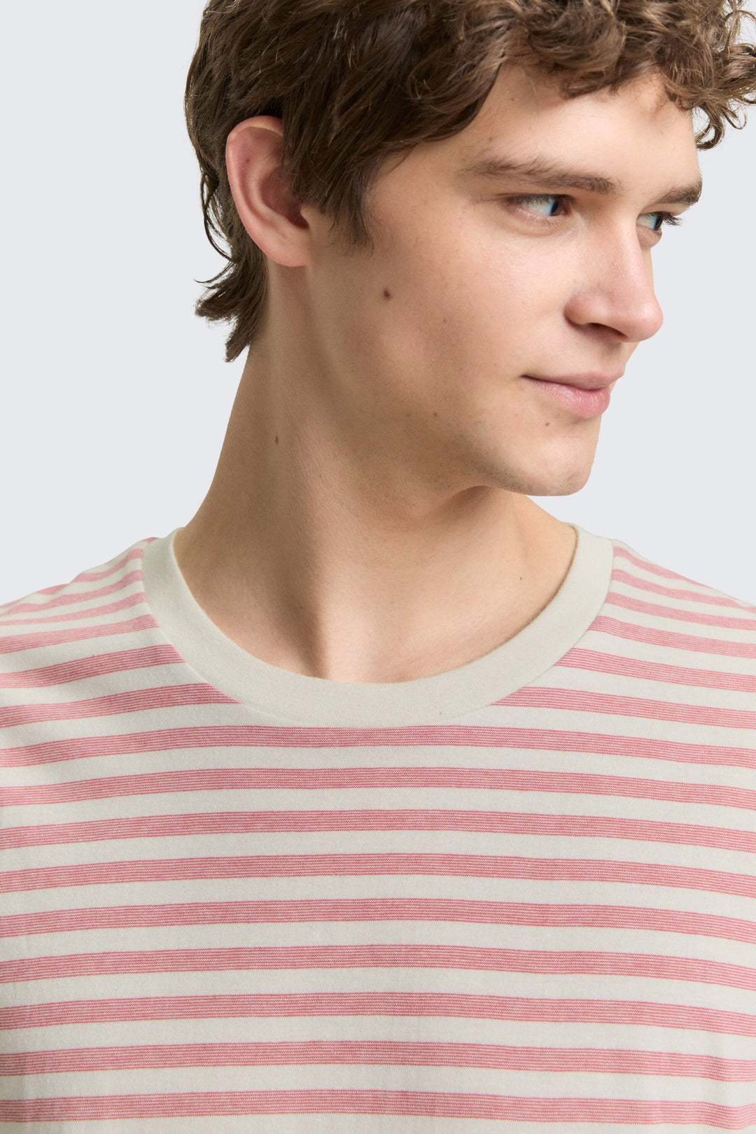 Minimalist striped T-shirt