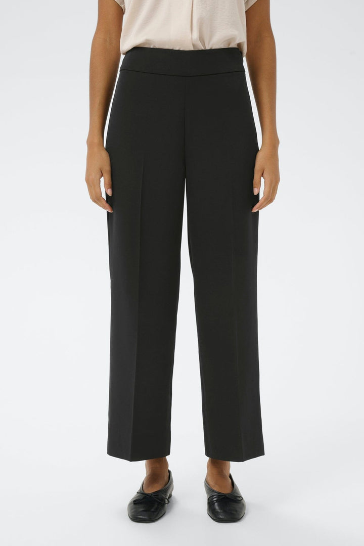 Pantalon droit taille haute Zhen