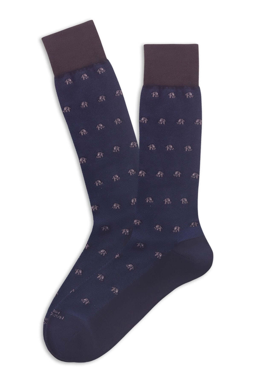 Bas fantaisie avec motif d&