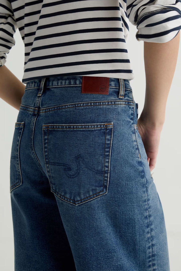 Thalia Denim Bermuda Shorts in Fit Casual Style