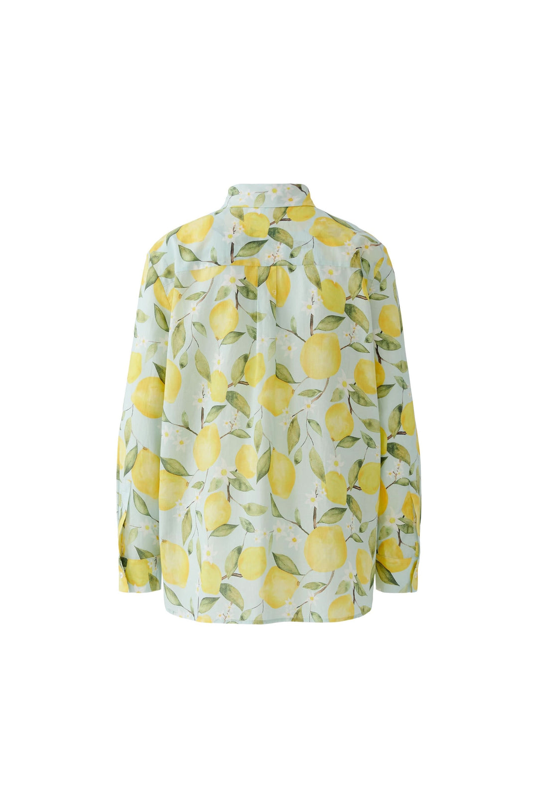 Flowy shirt with lemon print