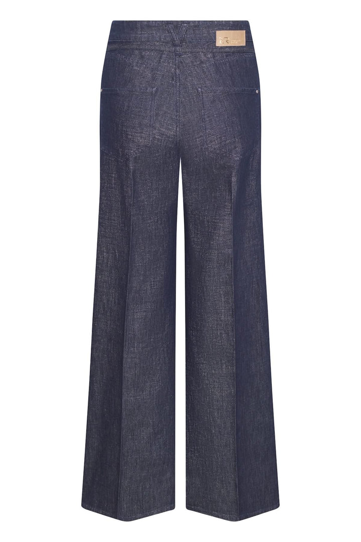 Jean à ceinture à jambe large, coupe structurée, parfait pour une silhouette élégante et quotidienne. Idéal avec une chemise ajustée.