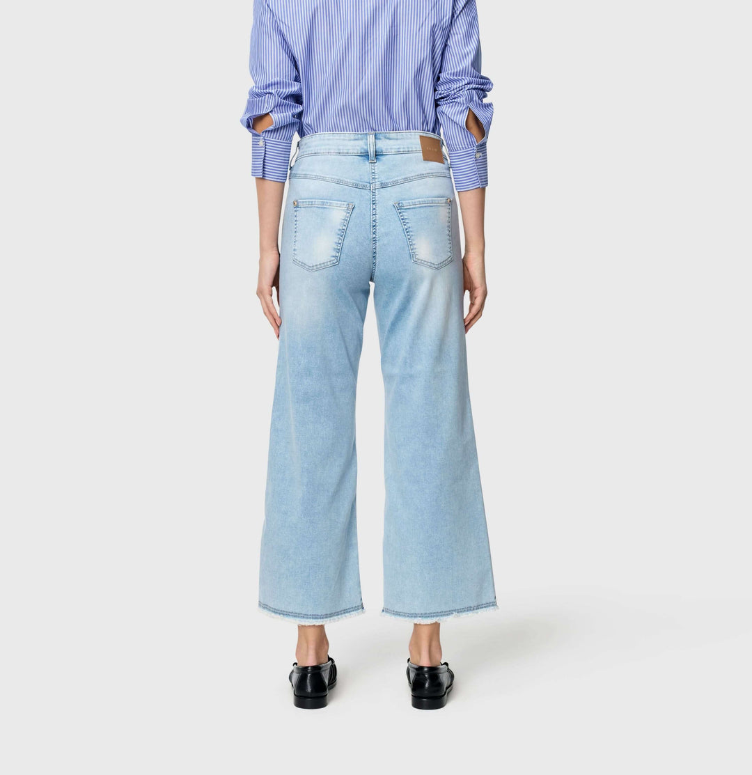 Jeans léger Dream wide cropped avec coupe ample et taille haute pour un style décontracté.