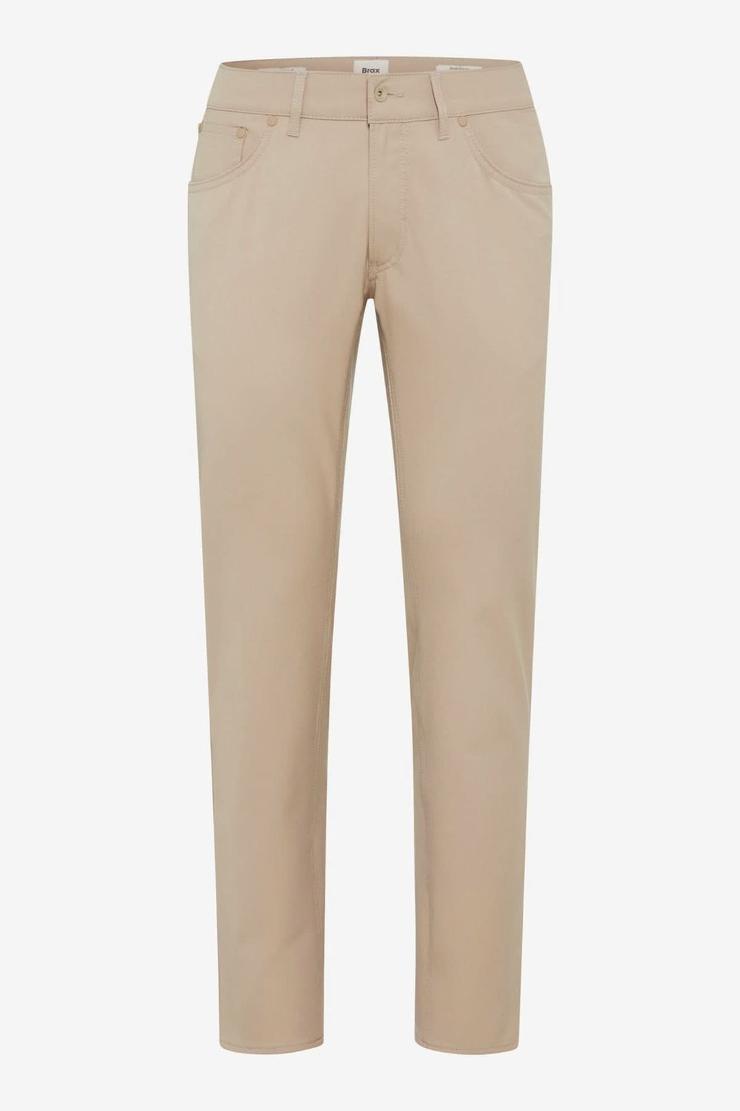 Pantalon Chuck beige coupe droite moderne, confort optimal pour un style soigné, idéal pour tenues décontractées ou habillées.