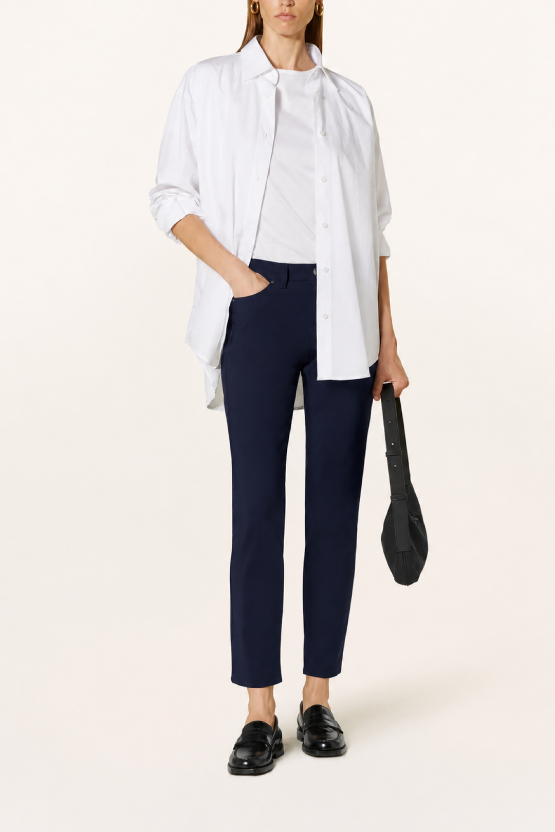 Fit Slim-fit ankle-length pants
