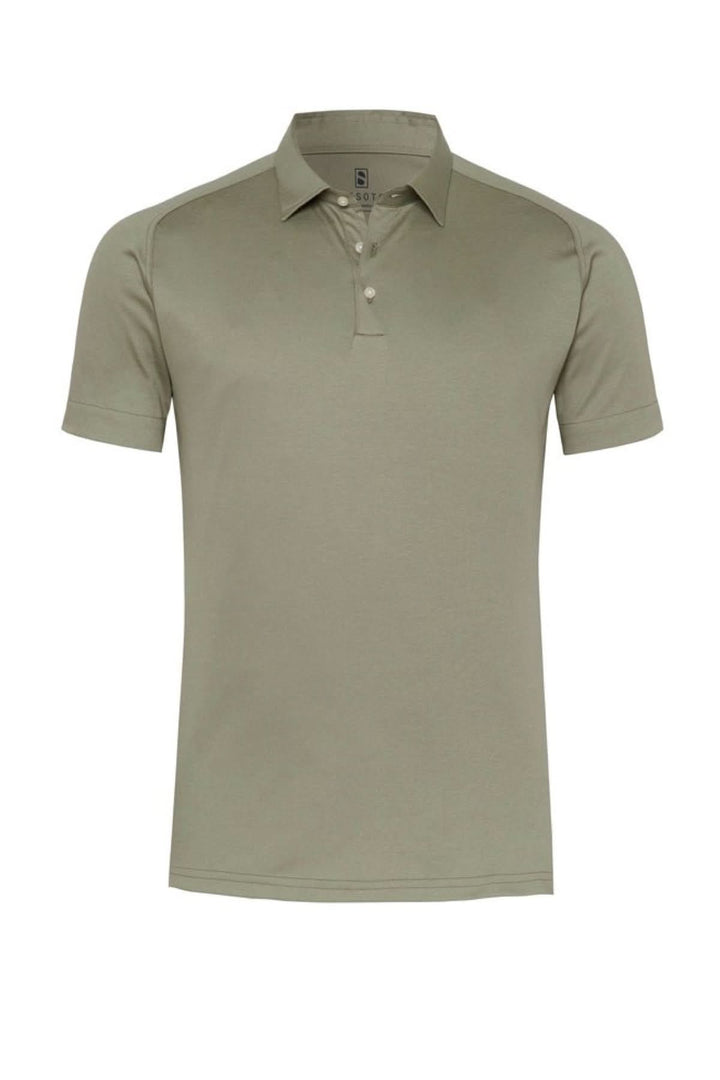 Polo à manches courtes coupe moderne en tissu souple, idéal pour un style soigné et décontracté au quotidien.