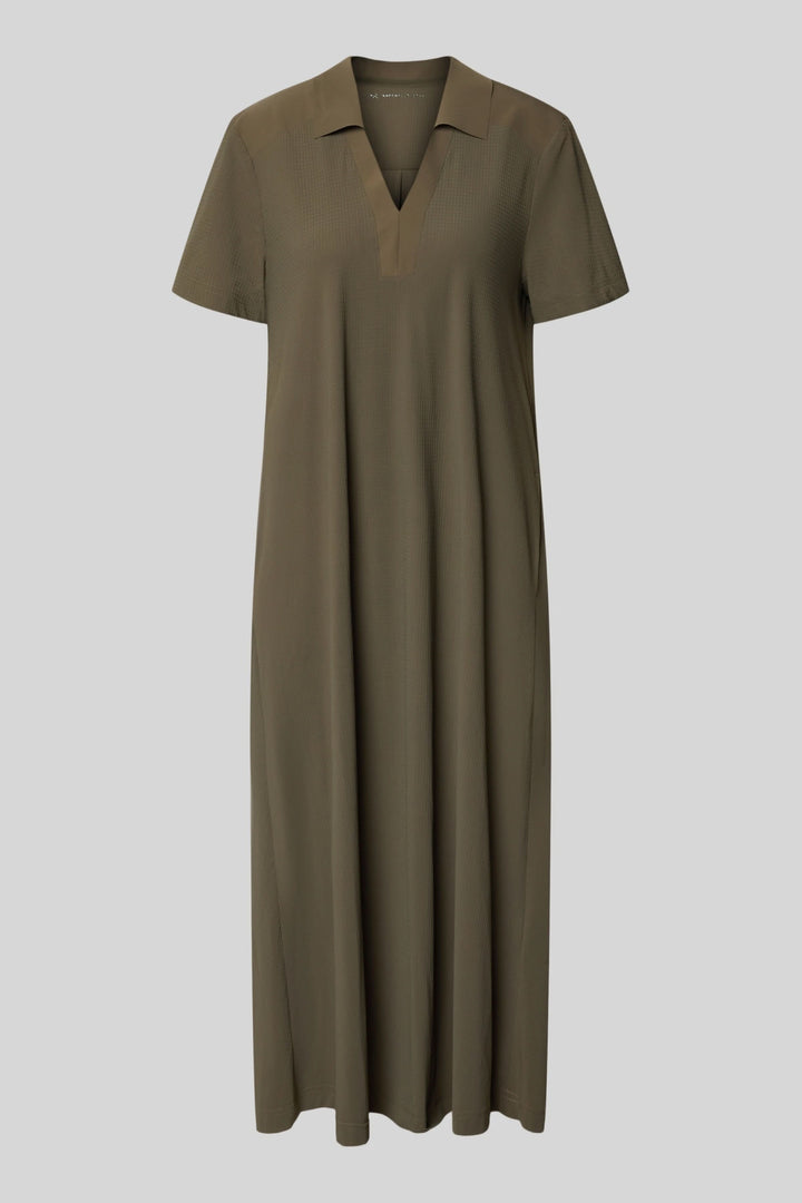 Josephina Midi Dress with Open Neckline