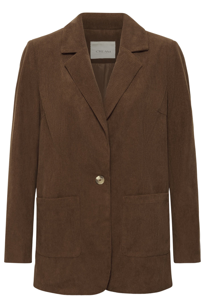 Veston Kanna en velours côtelé à bouton unique, style moderne et élégant, idéal pour le bureau ou le week-end.