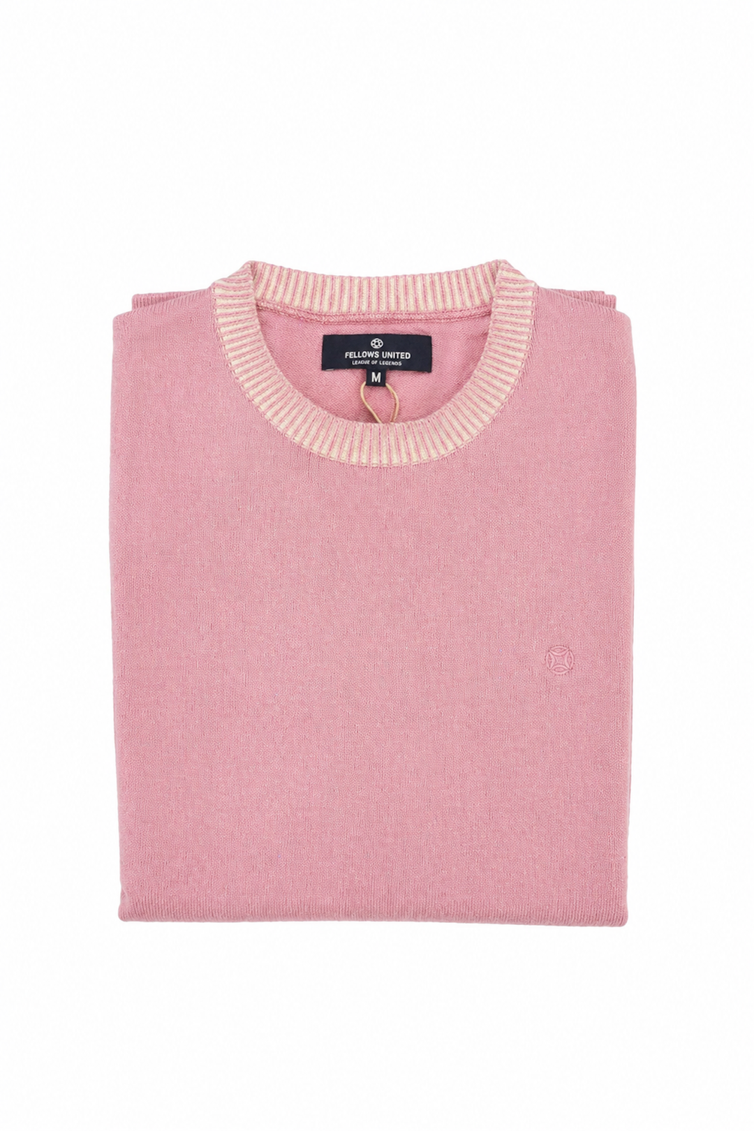 Sweater with a contrasting neckline