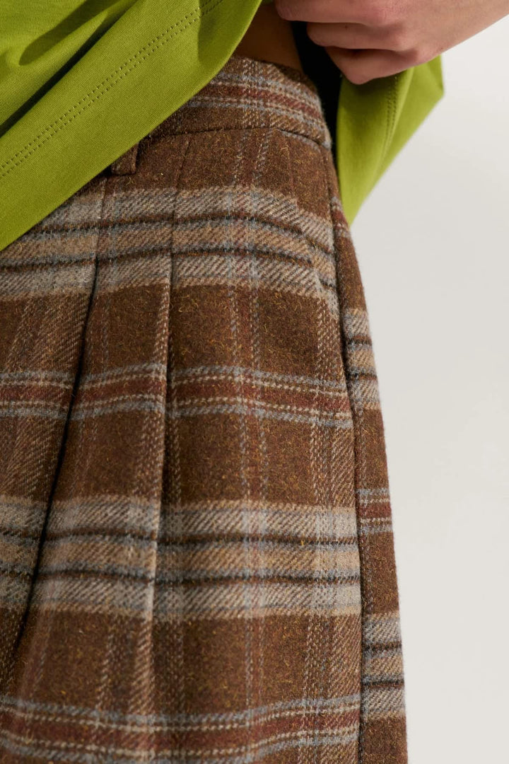 Bermuda à carreaux pour femme Numph