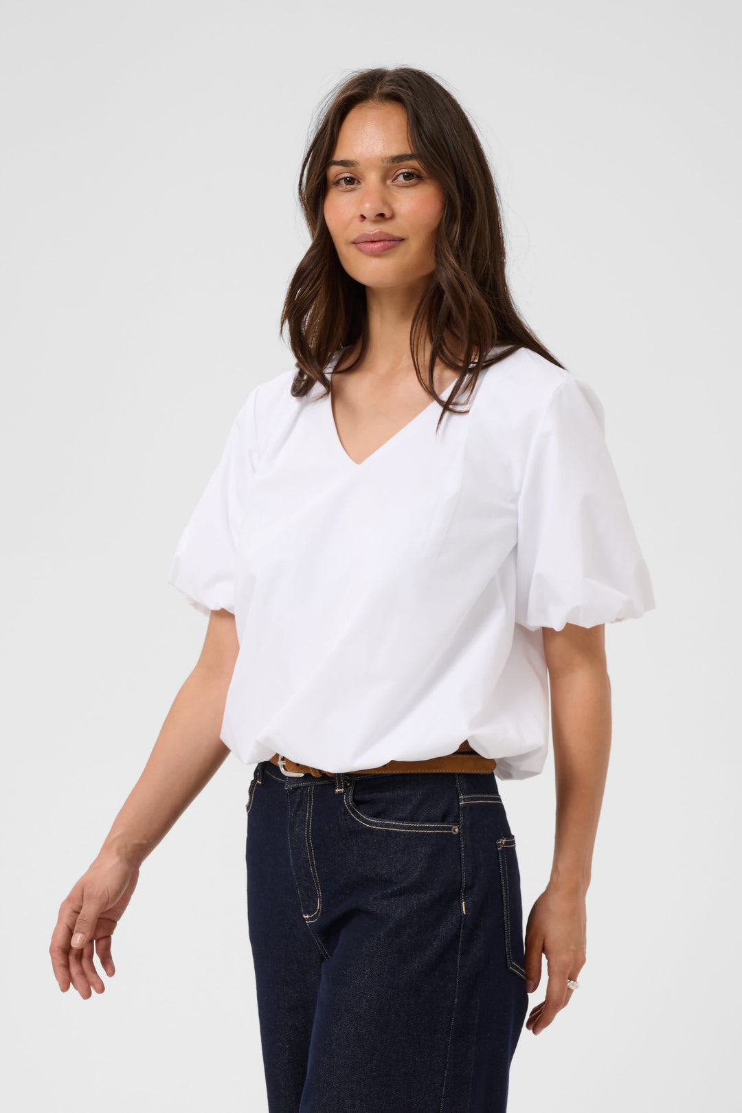 Kiki balloon-sleeve blouse for women by Kaffe