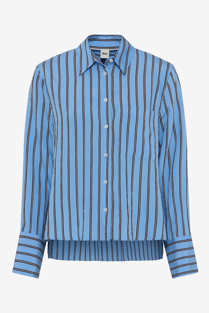 Vica striped straight shirt Fit 