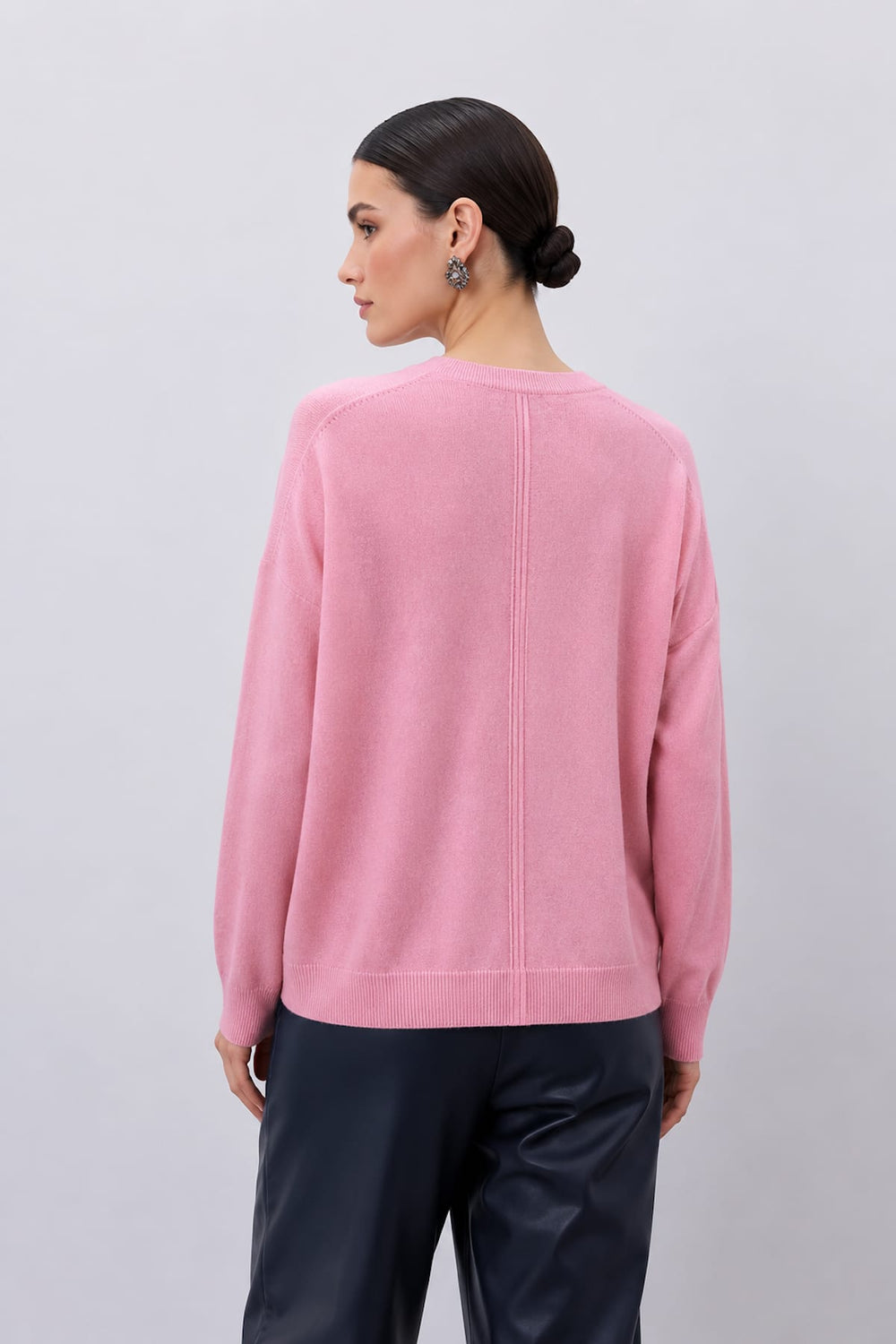 Women's knit crew-neck sweater Not Shy