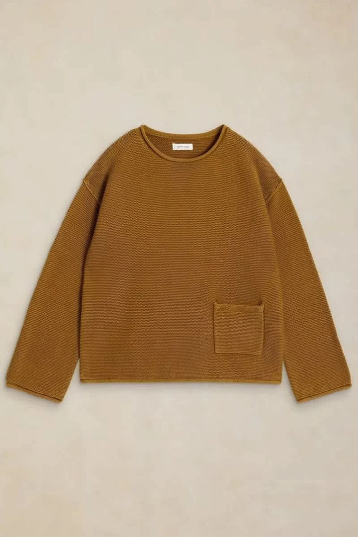 Chandail en tricot texturé avec poche pour femme White Stuff