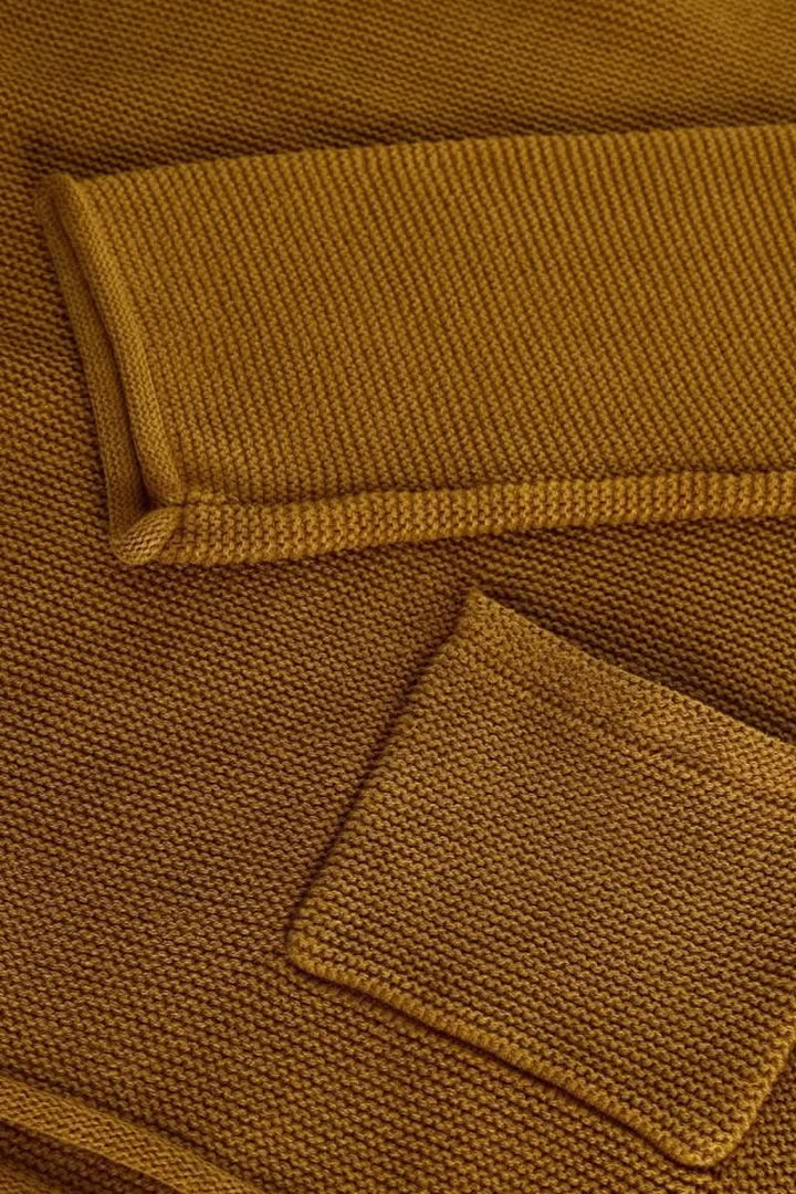 Chandail en tricot texturé avec poche vue de face pour femme White Stuff
