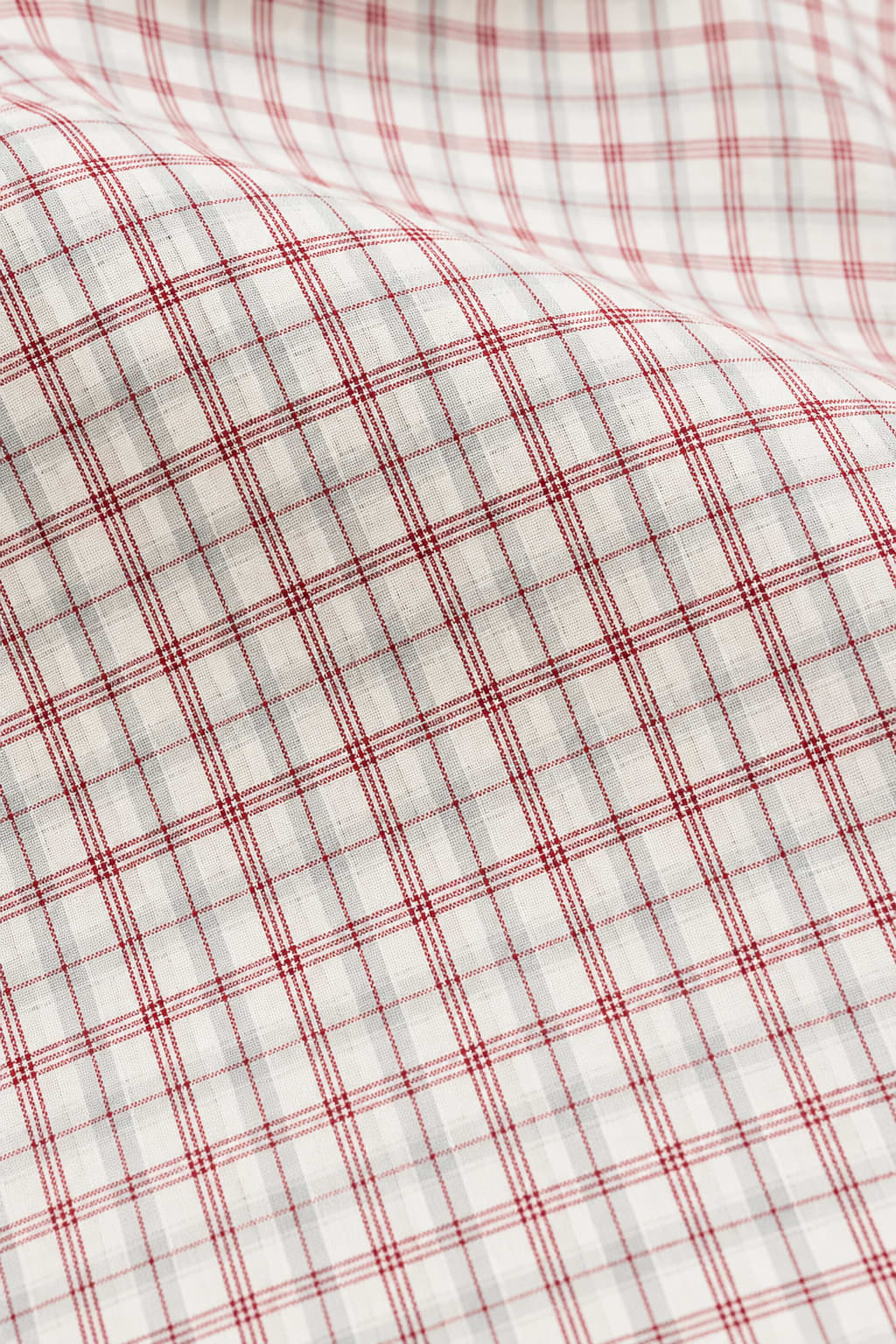 Vue de face chemise micro-carreaux Paul and Shark homme bleu - Valérie Simon