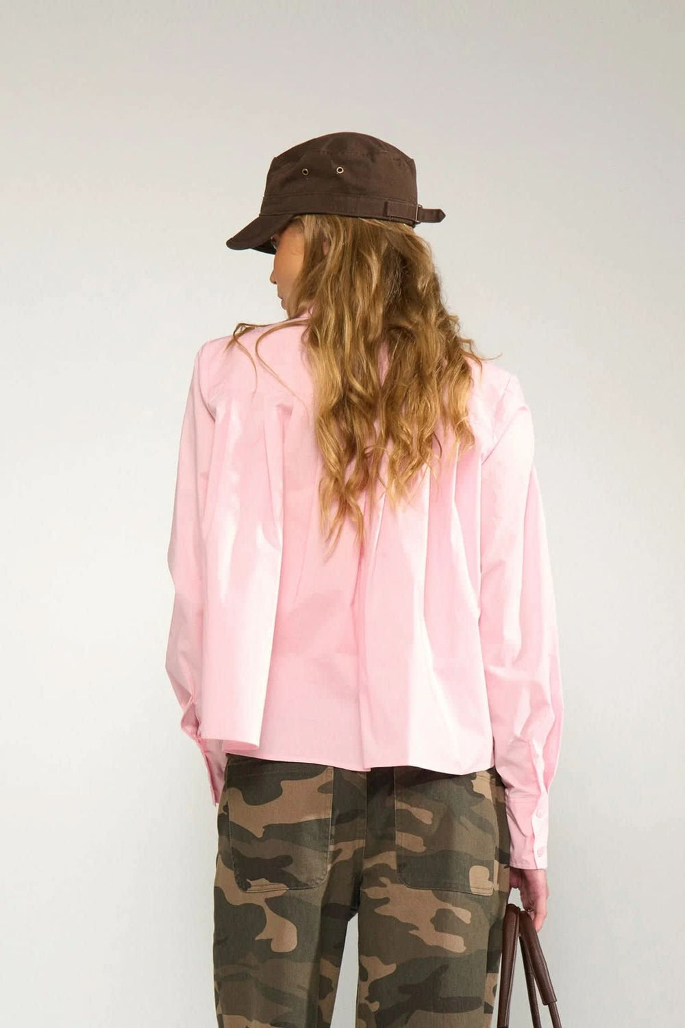 Women's Numph pocket shirt with adjustable Size