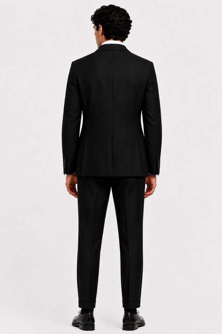 Full-front view of men&