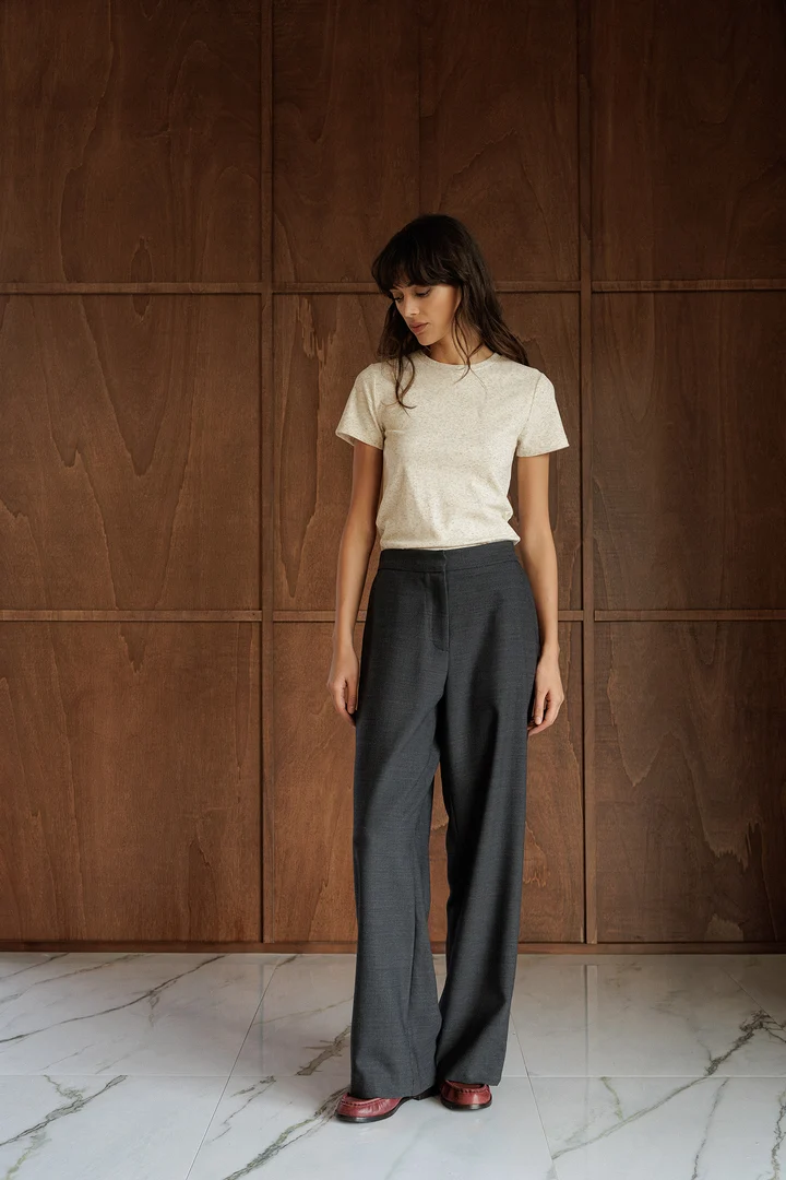 Pantalon habillé Paty à jambe large