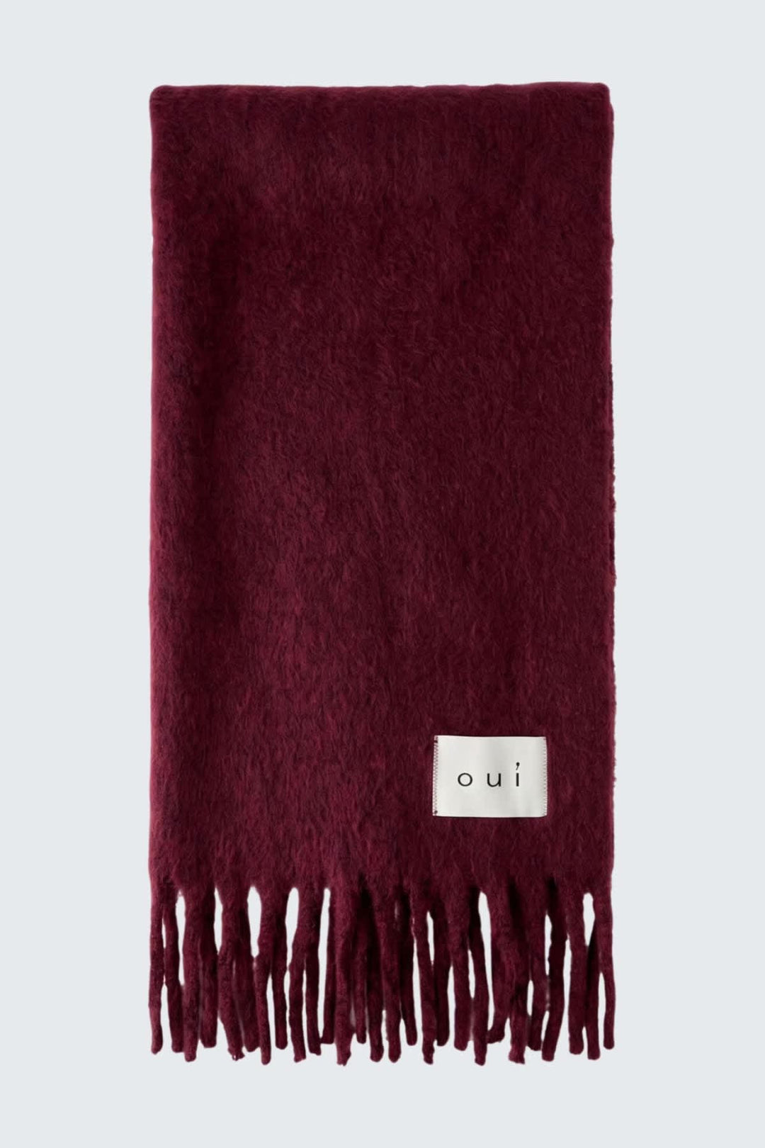 Foulard long à franges pour femme Oui