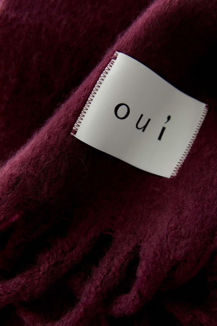 Foulard long à franges pour femme Oui