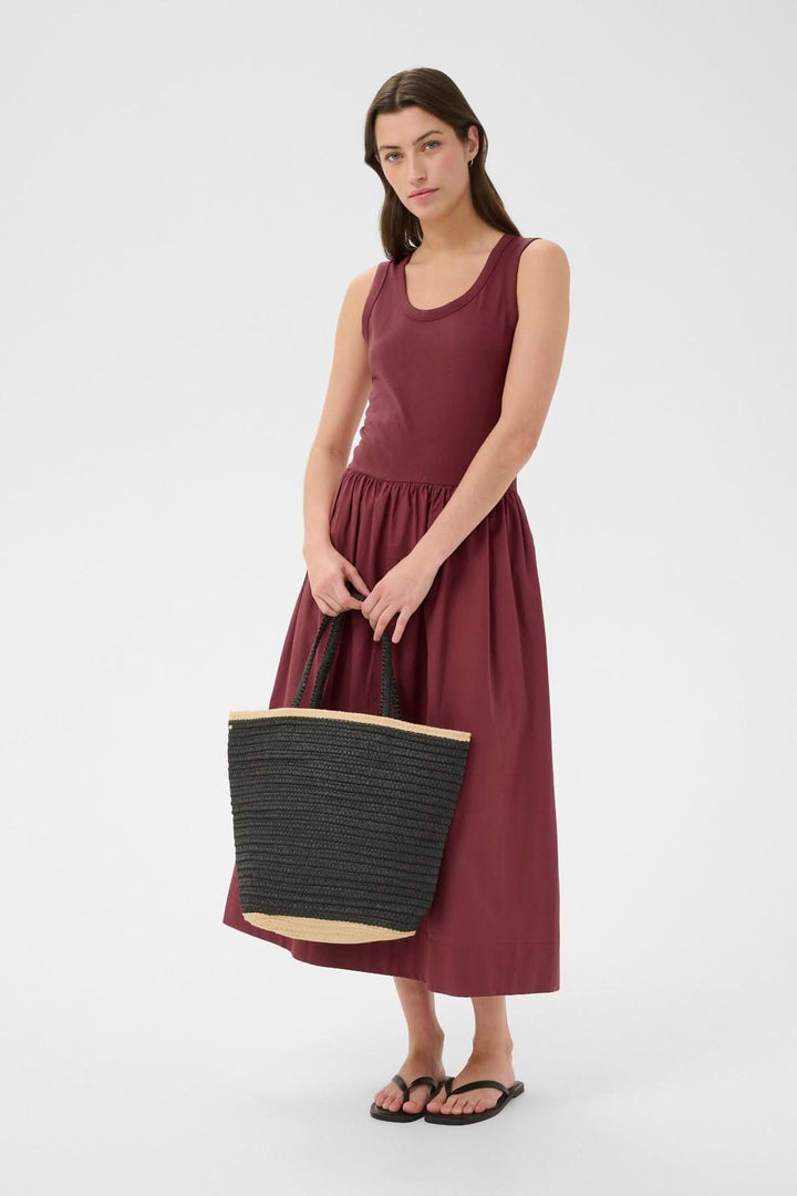 Bodhi Midi Dress with a Flowy Skirt