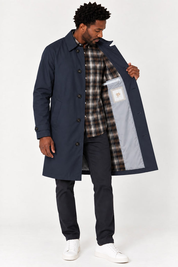 Long waterproof coat for men Fradi