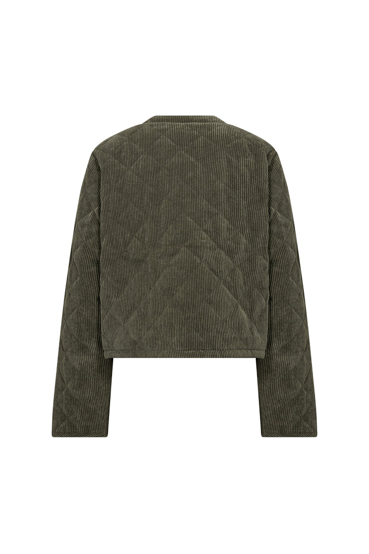 Bindi short corduroy coat 