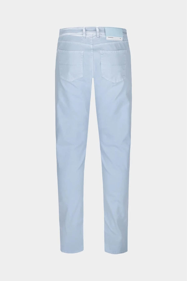 Vue de face jean cinq poches Tramarossa pour homme gris foncé - Valérie Simon