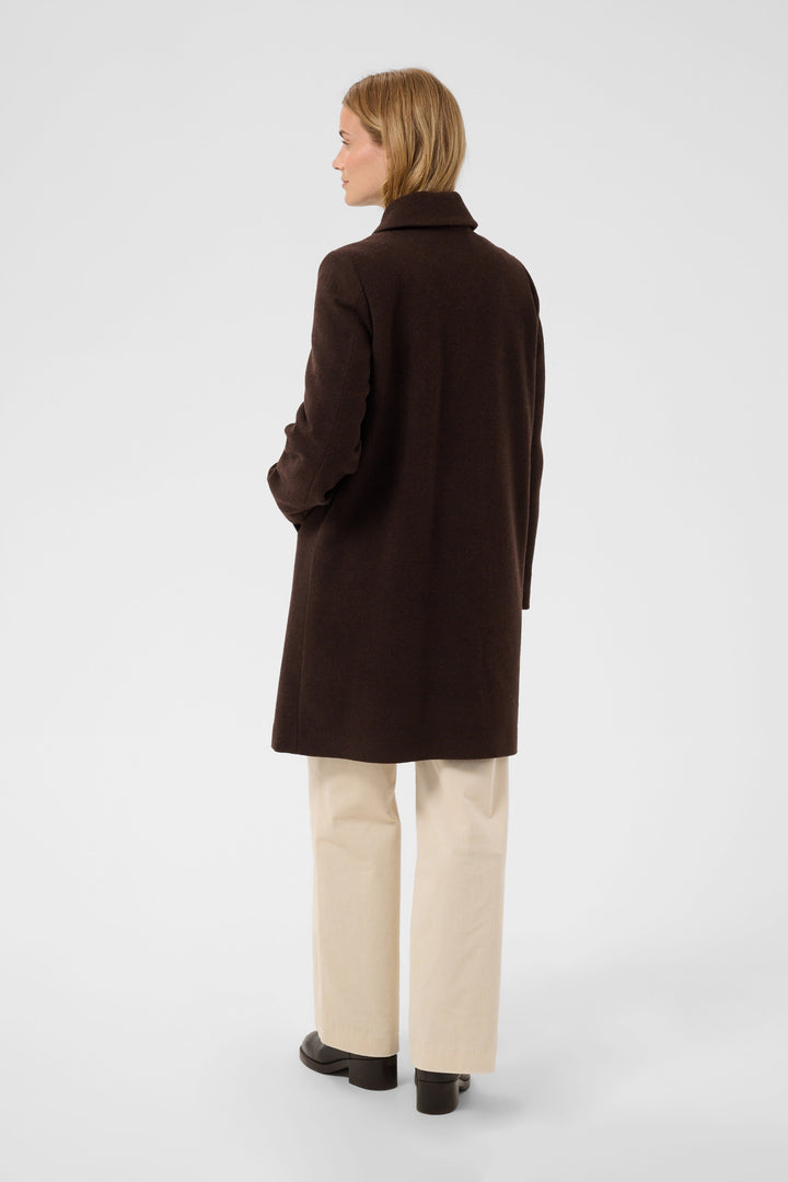 Kamillas long wool-blend coat for women by Part Two