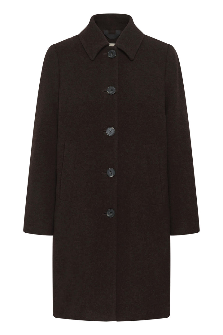Kamillas long wool-blend coat for women by Part Two