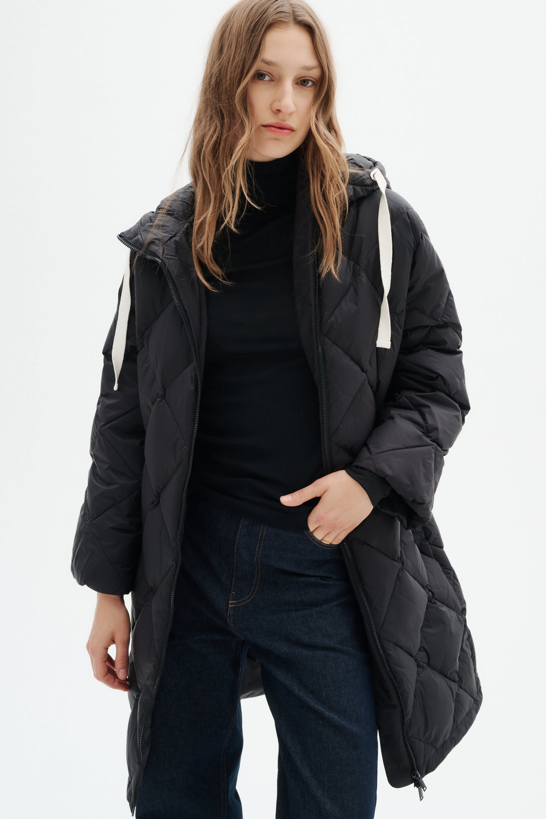 Manteau matelassé à capuchon pour femme Inwear