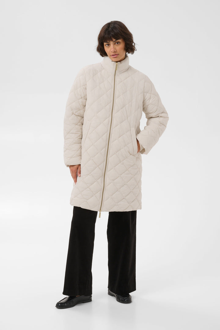 Manteau matelassé long Olilana pour femme Part Two