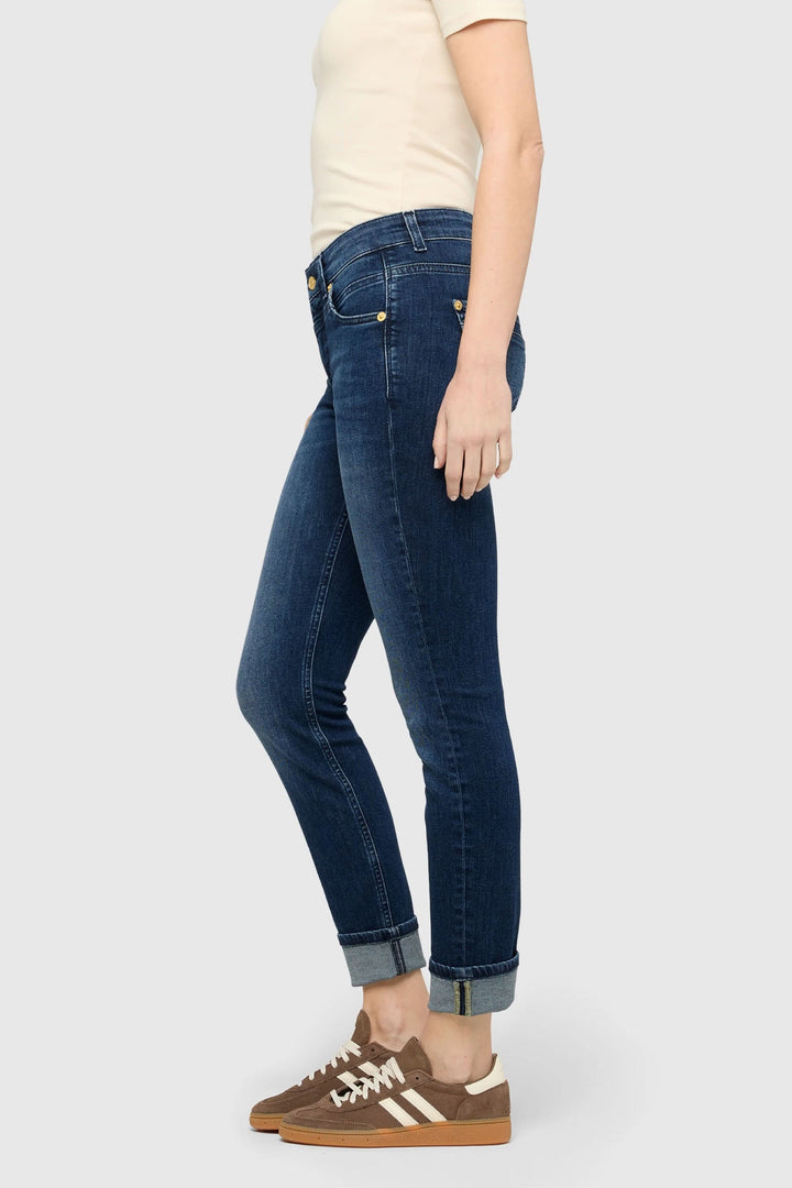 Rich Slim Fit Cuffed Jeans 