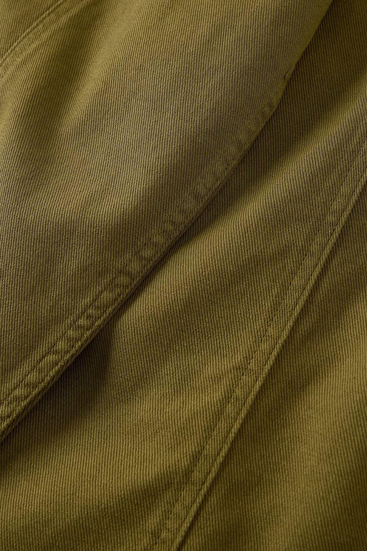 Pantalon chino Adeline à jambe large avec bandes latérales vue de face pour femme White Stuff