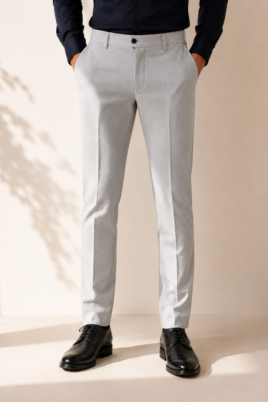 Rear view of gray men&