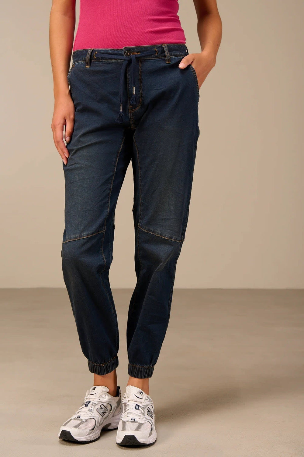 Women's Nile denim jogger pants