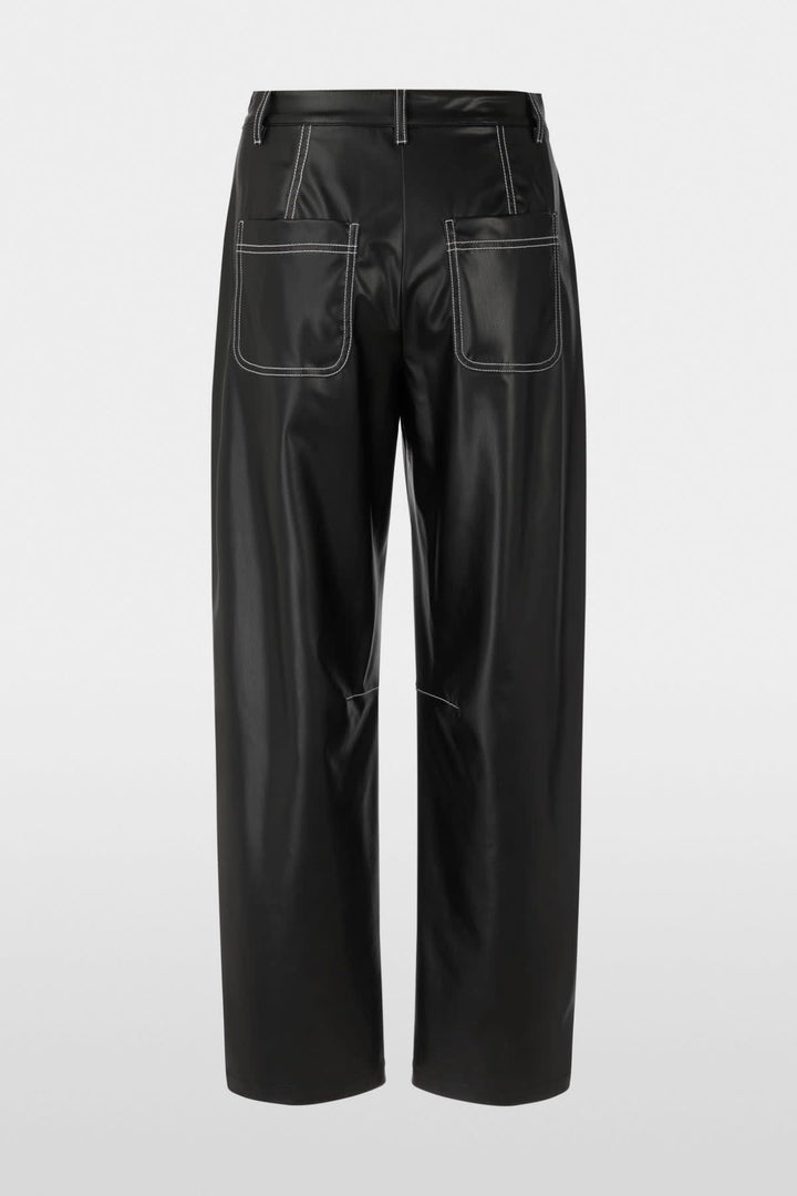 Pantalon RUMA en simili-cuir vue de face pour femme Marc Cain