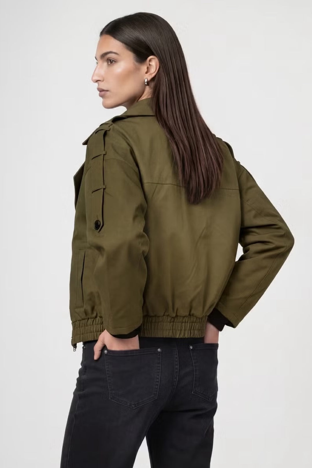 Oversized quilted jacket 