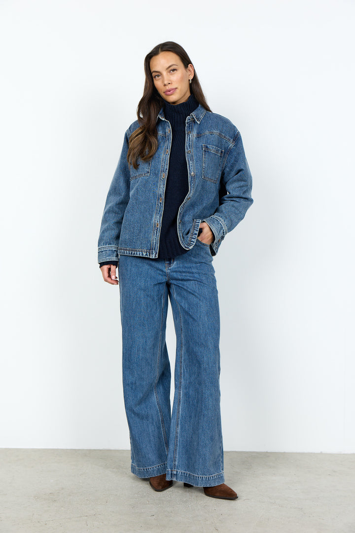 Heda denim jacket with patch pockets 