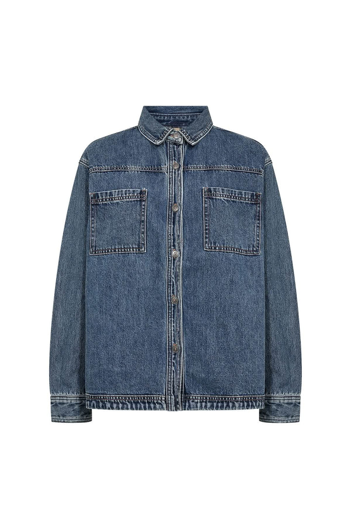 Heda denim jacket with patch pockets 