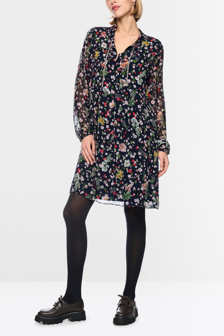 Short flowing floral-print dress for women Marc Cain