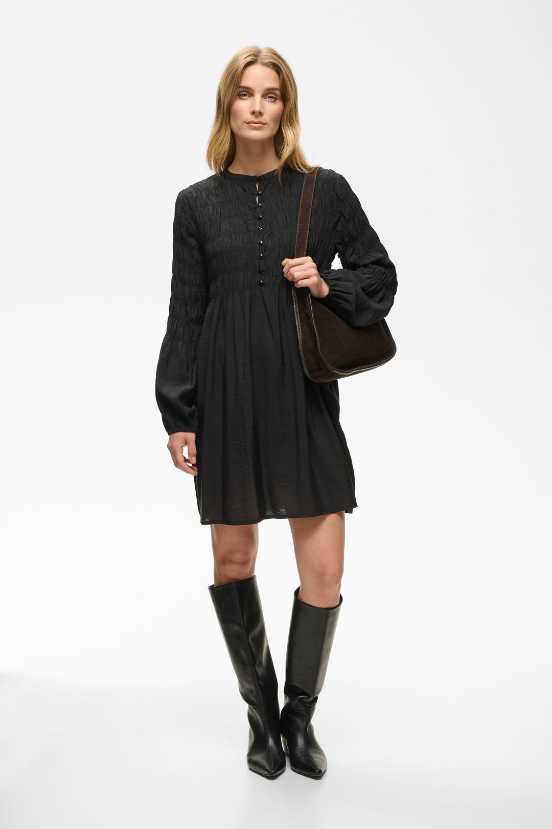 Camia flowing short long-sleeve dress for women Part Two