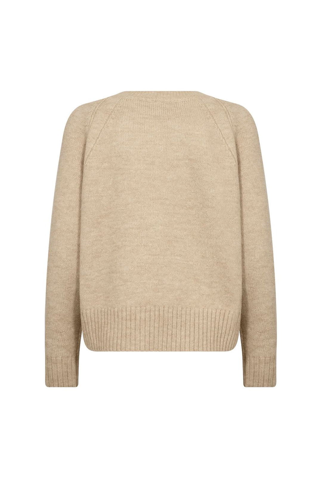 Herla cardigan in soft knit with a round neck 