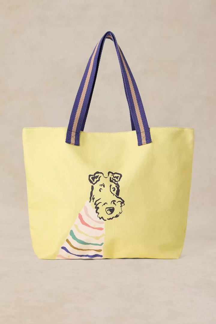 Women’s Terrie dog print tote bag White Stuff