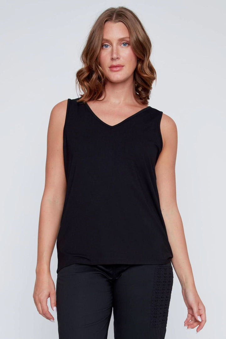 Flowy V-neck tank top