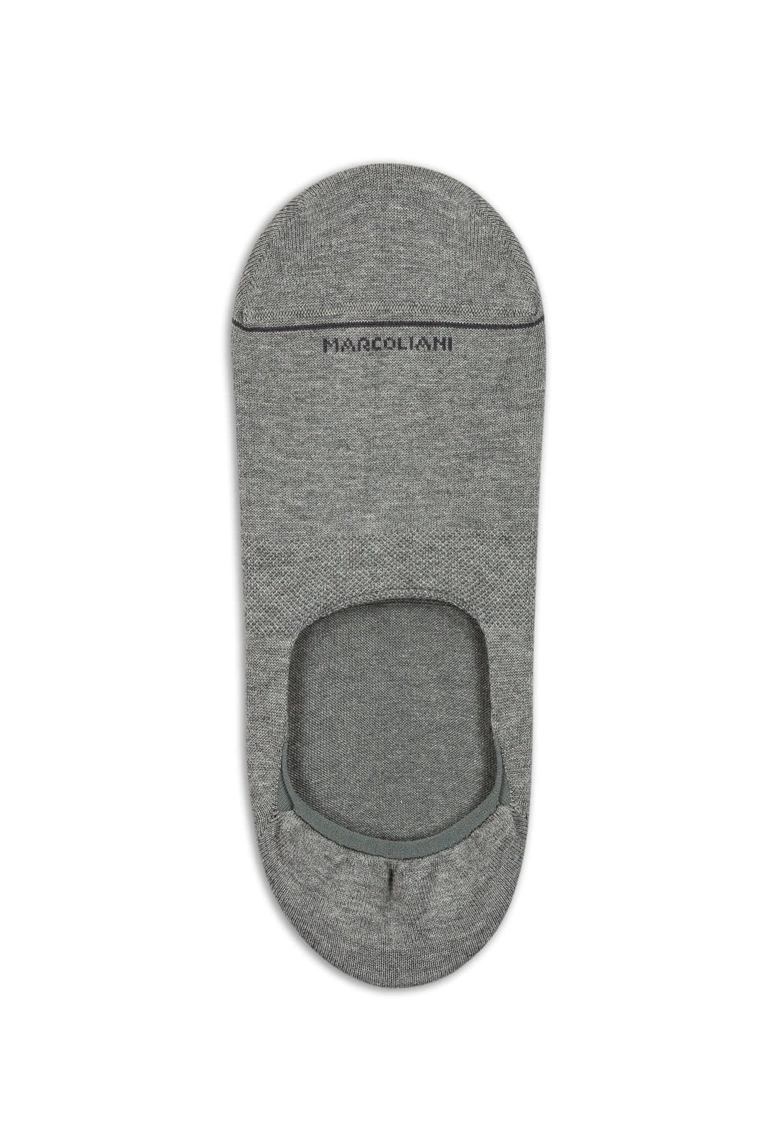 Côté socquette Marcoliani pour homme noire avec couture fine - Valérie Simon