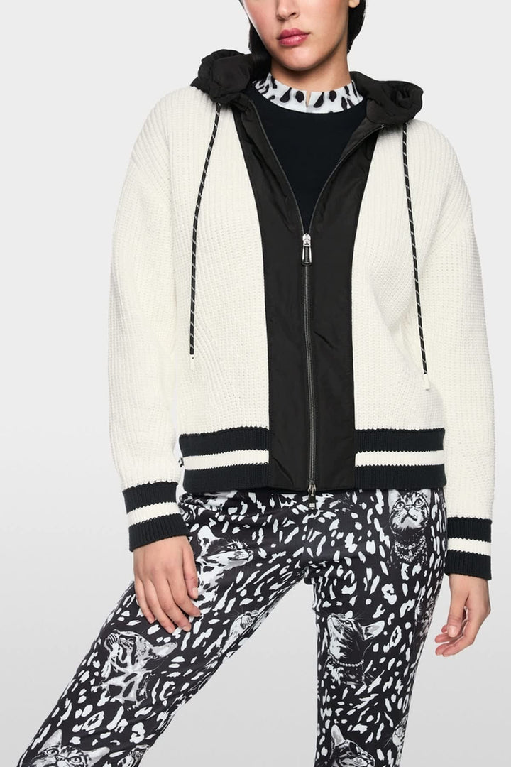 Sweat à capuche contrasté pour femme Marc Cain