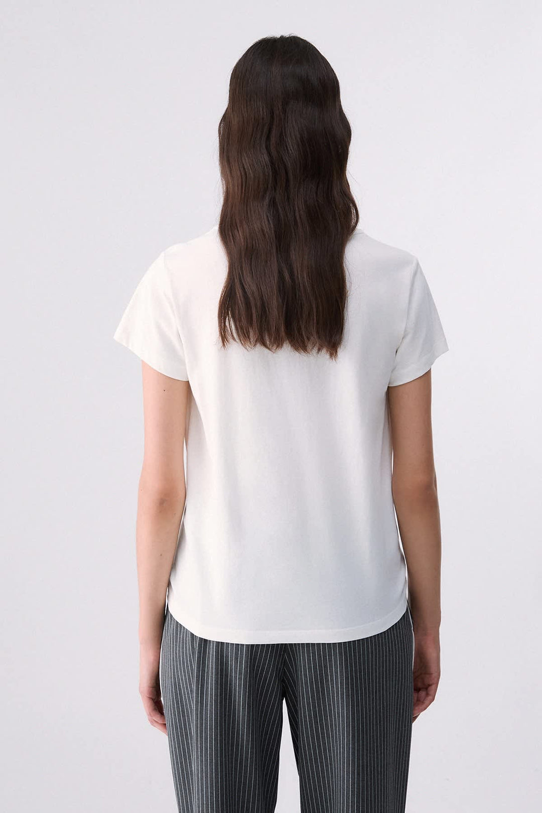 T-shirt à lettrage ornementé pour femme liujo