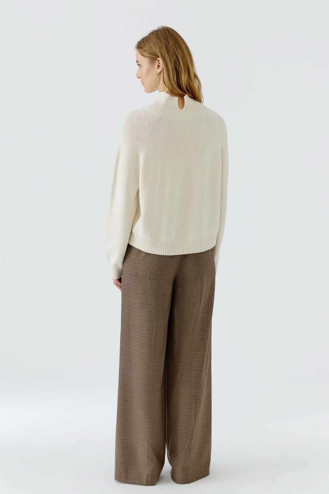 Tricot à col montant style raglan pour femme Oui